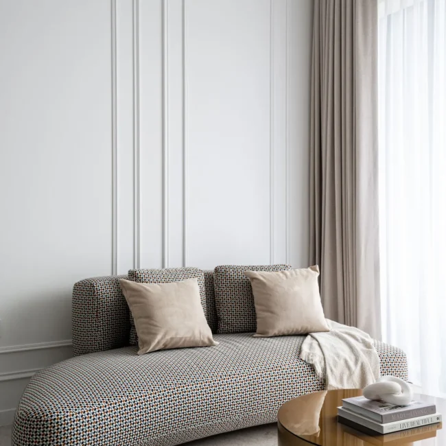 Classic Rococo Meets Elegant Minimalism in This Compact Home